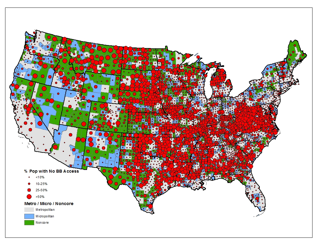 Broadband Availability: Geography Matters | Daily Yonder | Keep It Rural. (n.d.). Retrieved September 25, 2013, from http://www.dailyyonder.com/broadband-availability-geography-matters/2013/08/07/6676 